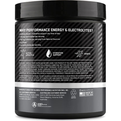 Optimum Nutrition Energy & Electrolytes Tangerine 190g