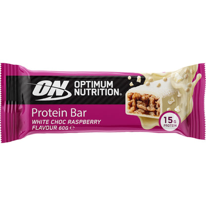Optimum Nutrition Protein Bar White Choc Raspberry 60g