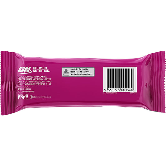 Optimum Nutrition Protein Bar White Choc Raspberry 60g