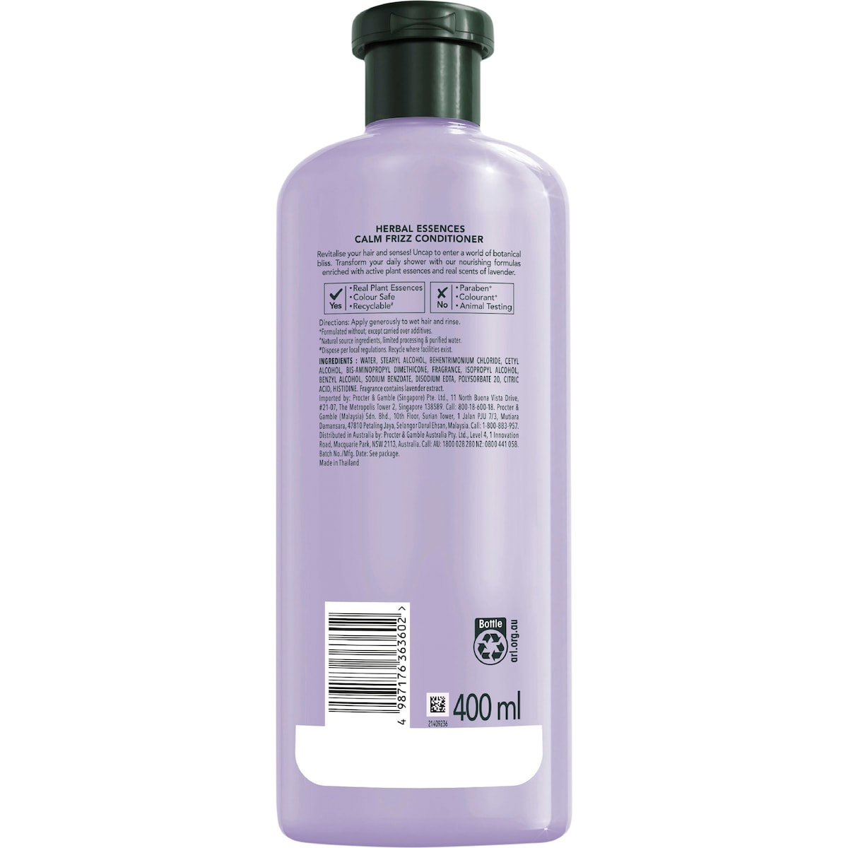 Herbal Essences Calm Frizz Lavender Conditioner 400ml