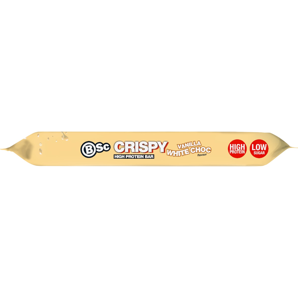 Bsc Crispy High Protein Bar Vanilla White Choc 60g