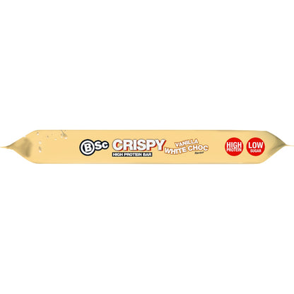 Bsc Crispy High Protein Bar Vanilla White Choc 60g