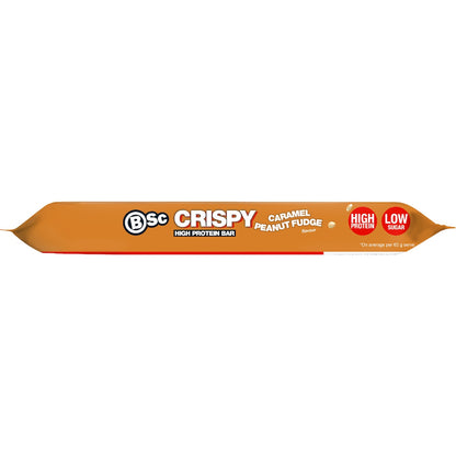 Bsc Crispy High Protein Bar Caramel Peanut Fudge 60g