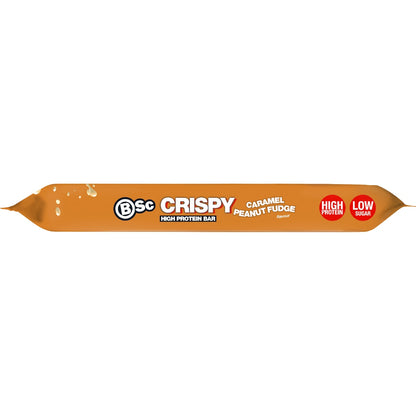 Bsc Crispy High Protein Bar Caramel Peanut Fudge 60g