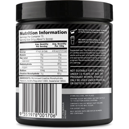 Optimum Nutrition Creatine Blueberry Lemonade 270g