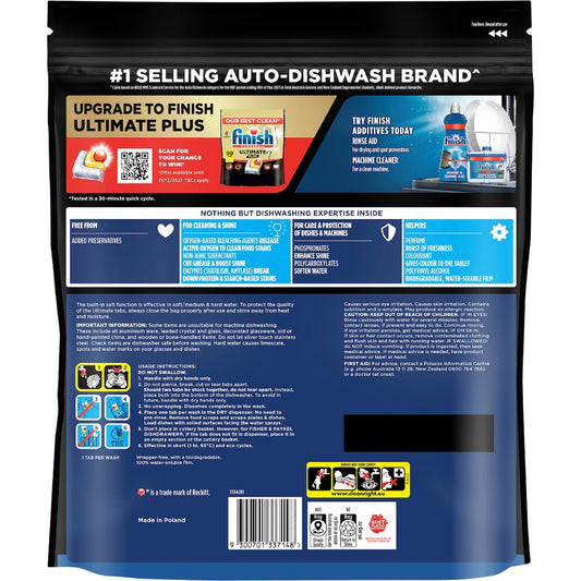 Finish Ultimate Dishwashing Tablets Lemon 90 Pack