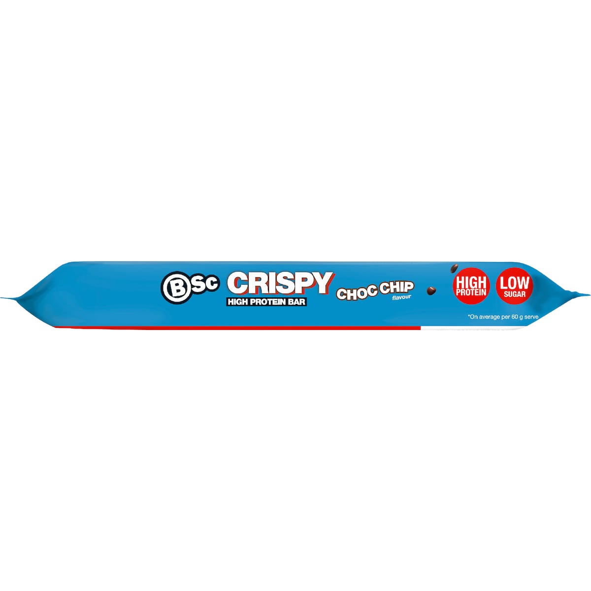 Bsc Crispy High Protein Bar Choc Chip 60g