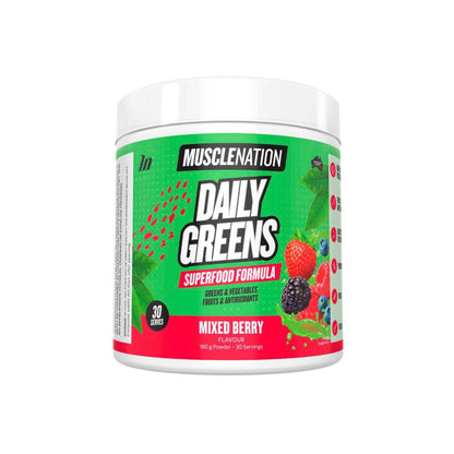 Muse Nation Daily Greens Mixed Berry Protein Powder - 180g