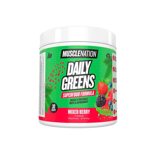 Muse Nation Daily Greens Mixed Berry Protein Powder - 180g