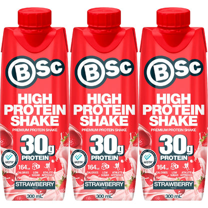 Bsc Protein Shake Strawberry 300ml X 3 Pack