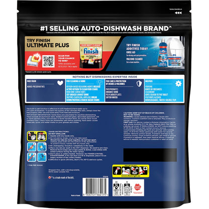 Finish Ultimate Plus Dishwashing Tablets Lemon 90 Pack