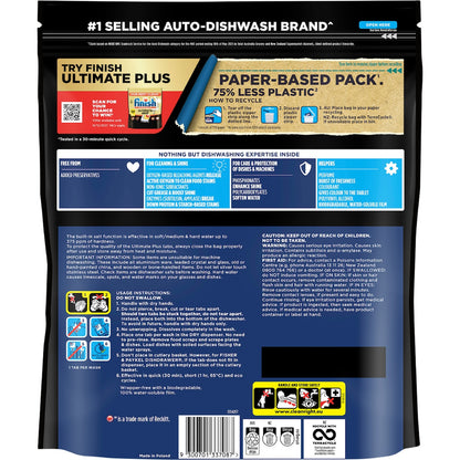 Finish Ultimate Plus Material Care Dishwashing Tablets 80 Pack