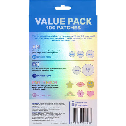 Skin Control Pimple Patches Variety 100 Pack