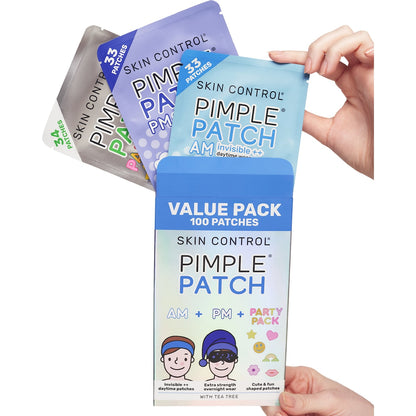 Skin Control Pimple Patches Variety 100 Pack