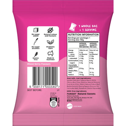 Funday Barbie Berry Kisses Gummies 50g