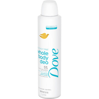 Dove Whole Body Deo Spray 72h Sea Mist & Peony 230ml
