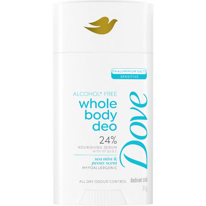 Dove Whole Body Deo Stick Sea Mist & Peony 81g