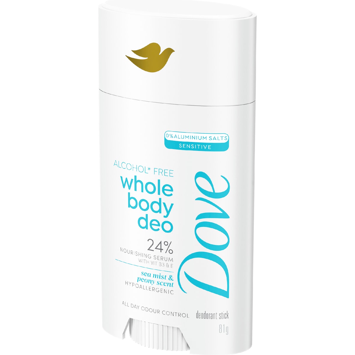 Dove Whole Body Deo Stick Sea Mist & Peony 81g
