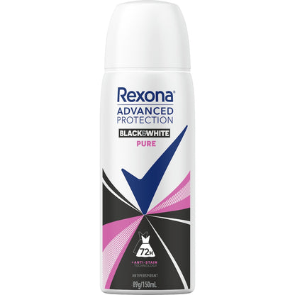 Rexona Women Antiperspirant Advanced Protection Black & White Pure 150ml