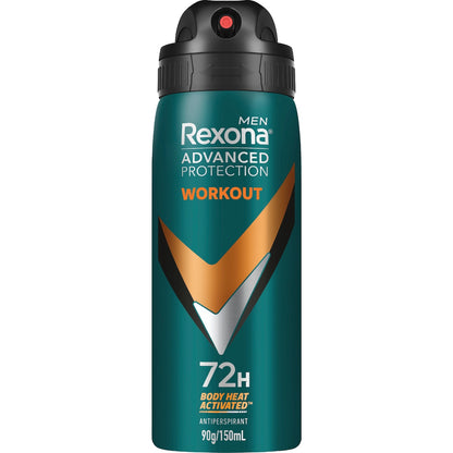 Rexona Men Antiperspirant Advanced Protection Workout Deodorant 150ml