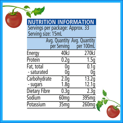Heinz Tomato Ketchup Sauce Bottle 50% Less Sugar & Salt 500ml