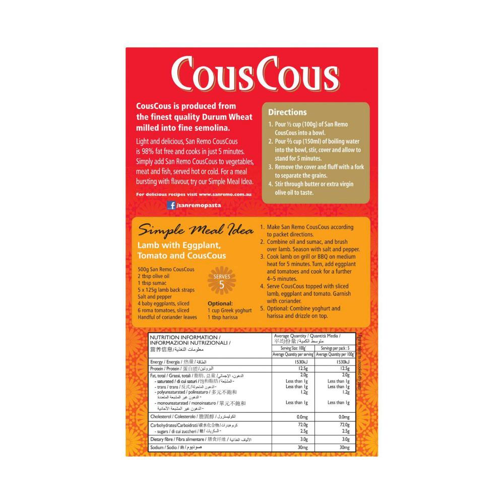 San Remo CousCous - 500g