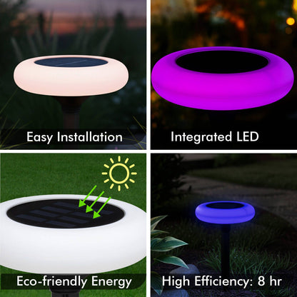 Click Solar RGB Stake Light - 135 x 210mm - Black