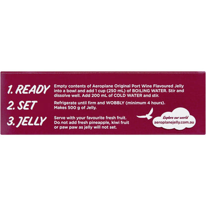 Aeroplane Original Port Wine Flavoured Jelly 85g
