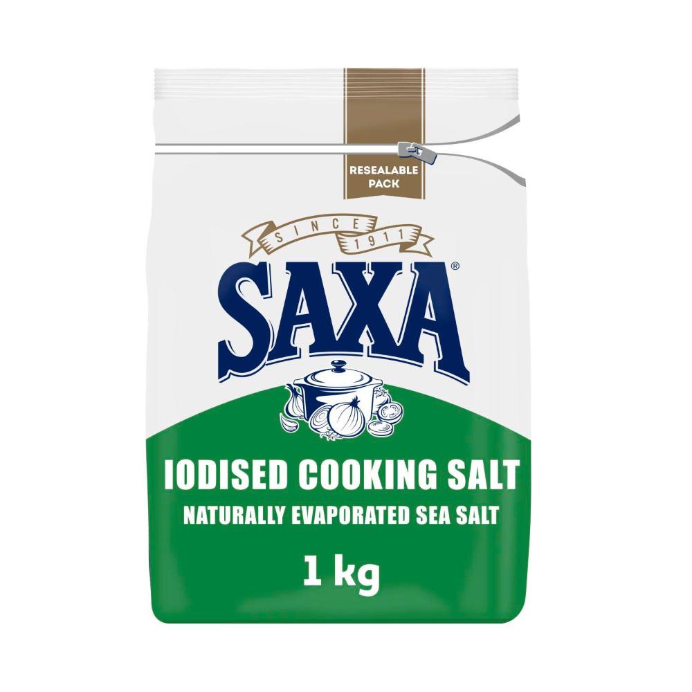 Saxa Iodised Cooking Salt - 1kg