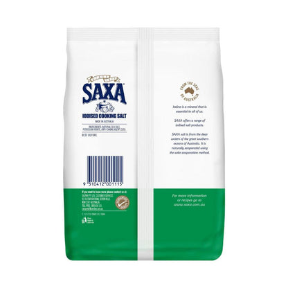 Saxa Iodised Cooking Salt - 1kg