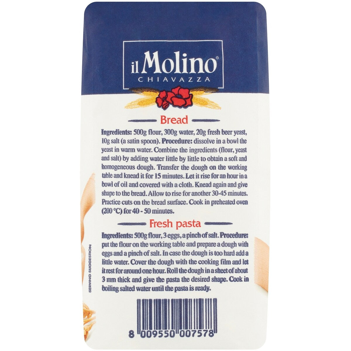 Il Molino Chiavazza Farino Flour 1kg