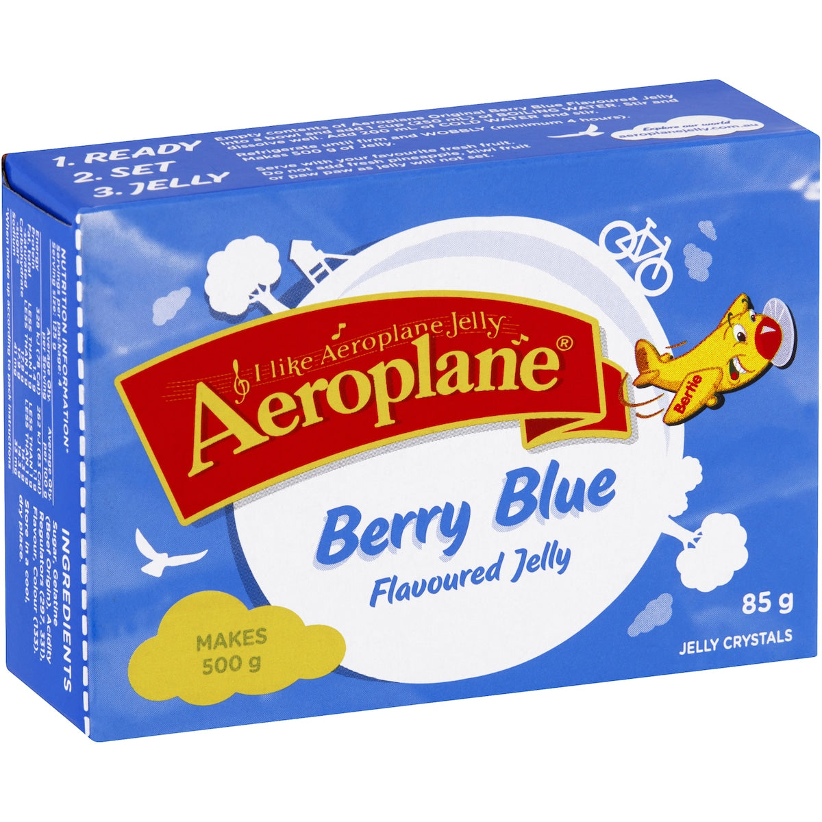 Aeroplane Original Berry Blue Flavoured Jelly 85g