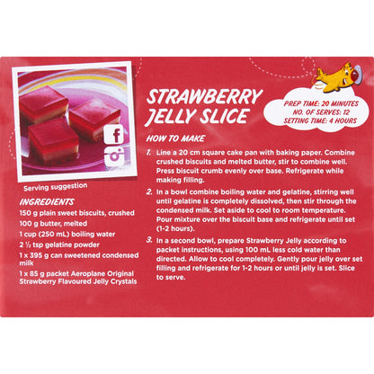 Aeroplane Original Strawberry Flavoured Jelly 85g