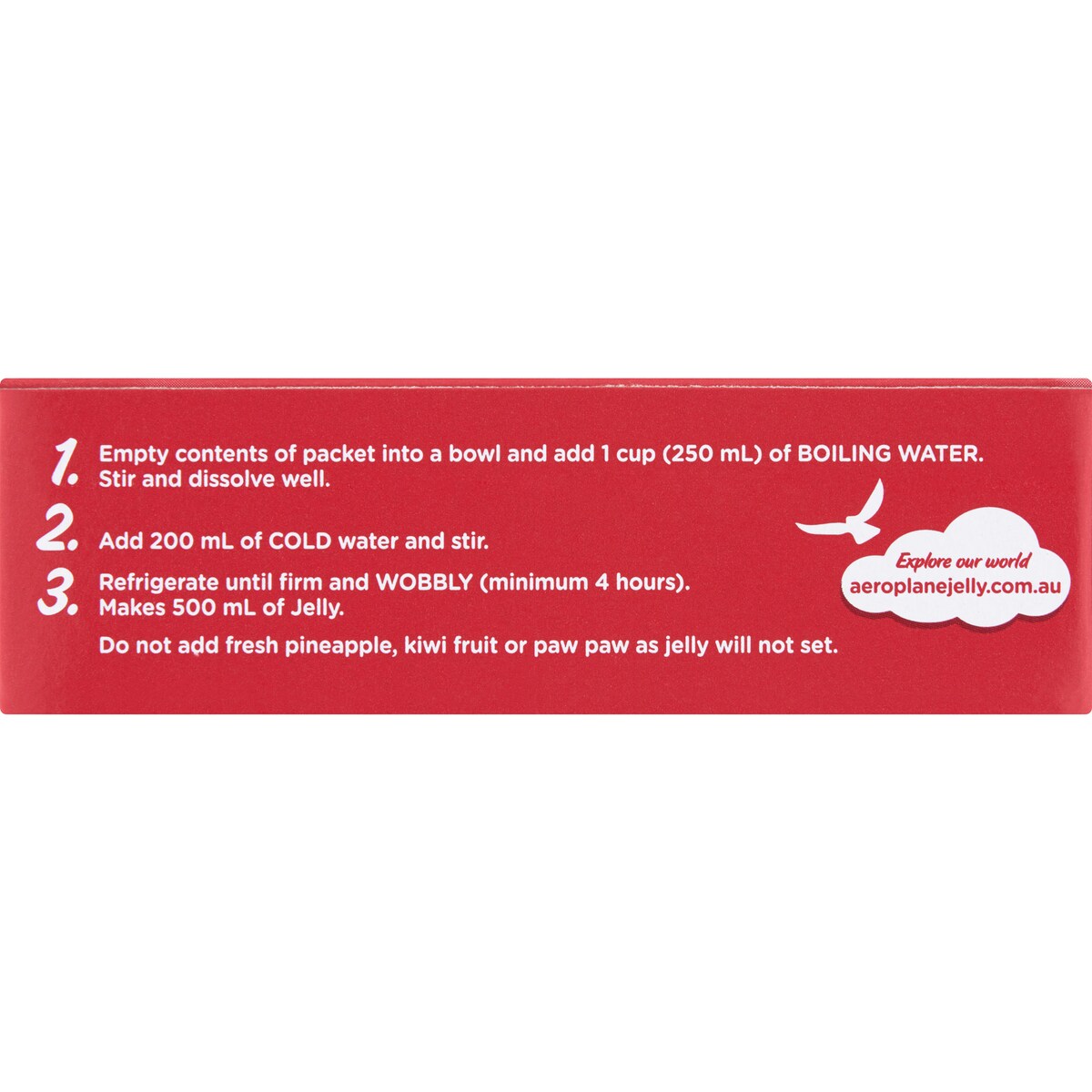 Aeroplane Original Strawberry Flavoured Jelly 85g