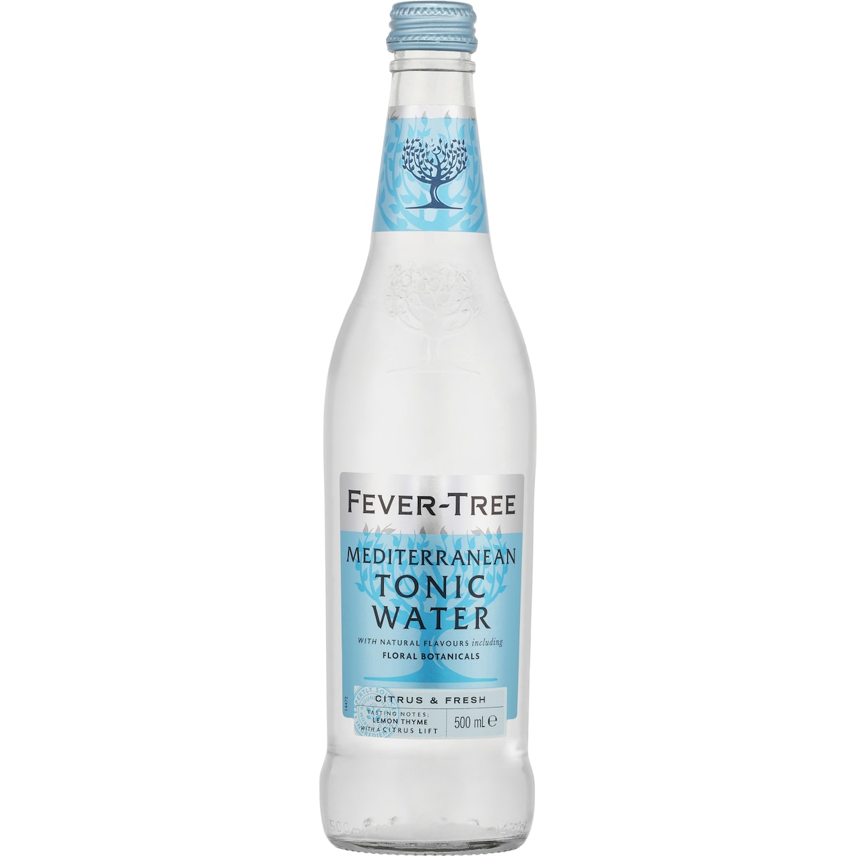 Fever-tree Mediterranean Tonic Water Bottles 500ml