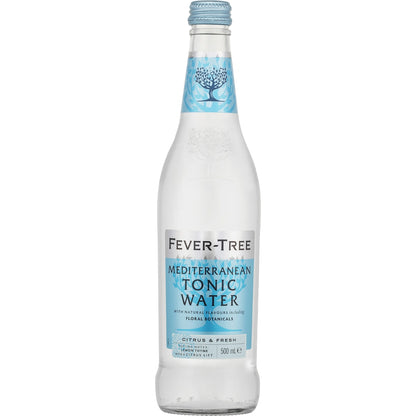 Fever-tree Mediterranean Tonic Water Bottles 500ml