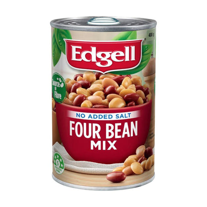 Edgell Beans 4 Bean Mix No Added Salt - 400g