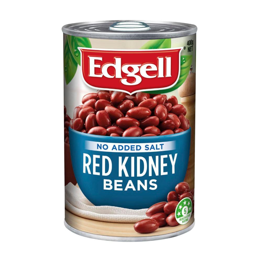 Edgell Beans Red Kidney No Added Salt - 400g