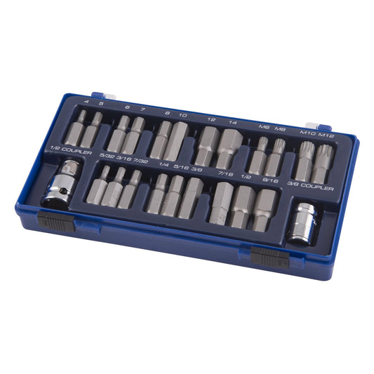 Kincrome 23 Piece Hex and Spline Drive Socket Set