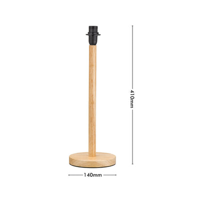Verve Design Timber Maple Lamp Base - 41cm