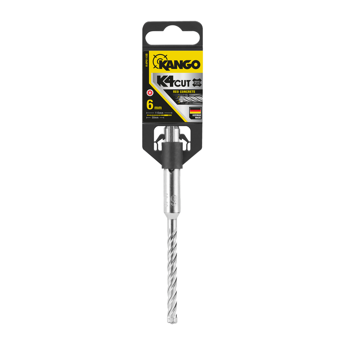 Kango SDS Plus Drill Bit - 6mm x 110mm - Solid Carbide - Fast Drilling