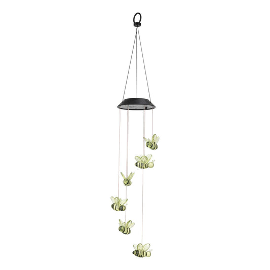 Click Solar Bee Windchime - 6 RGB LED - 125 x 700mm