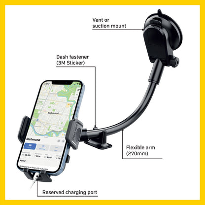 Antsig 2 in 1 Car Phone Mount