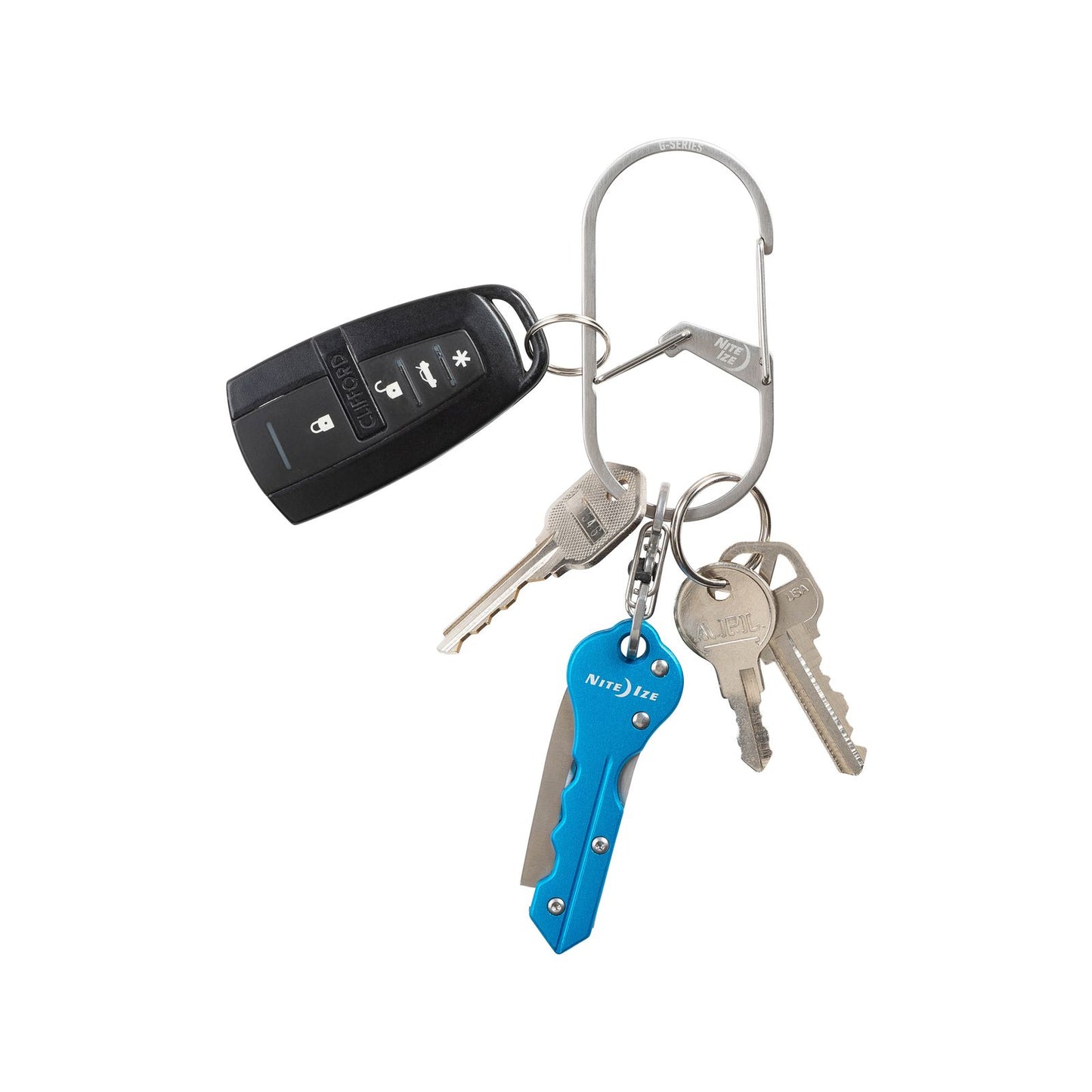 Nite Ize g Series Dual Chamber Carabiner - 38 x 6.5 x 76.2mm