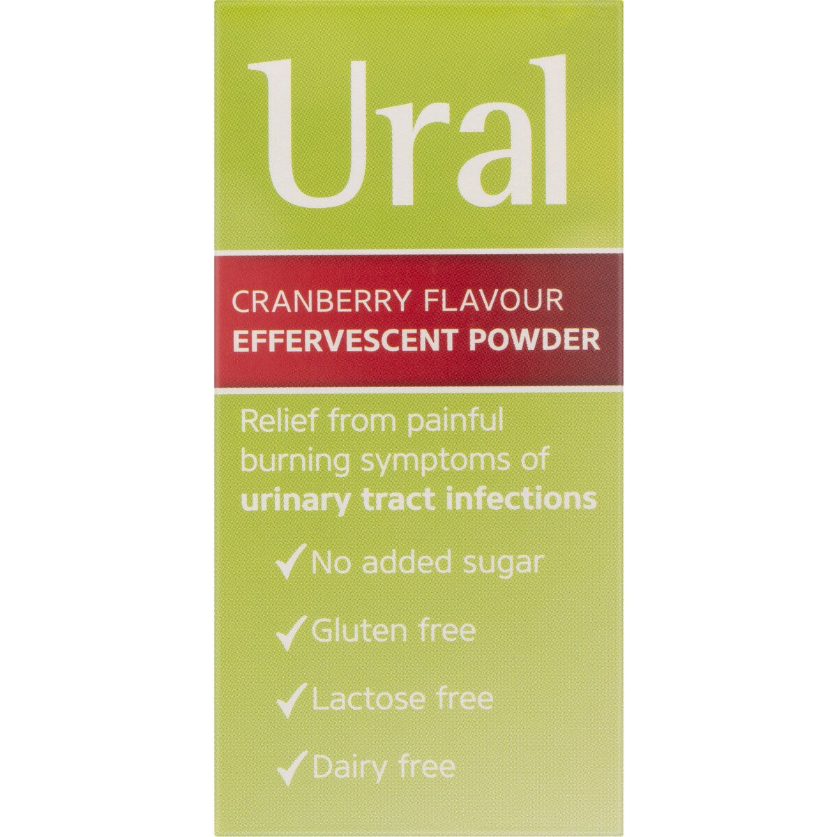 Ural Effervescent Powder Sachets Cranberry 20 pack
