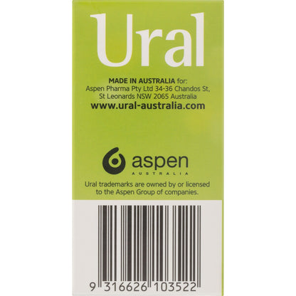 Ural Effervescent Powder Sachets Cranberry 20 pack