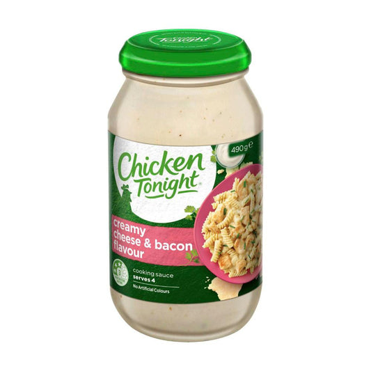 Chicken Tonight assic Creamy Cheese And Bacon Flavour Simmer Sauce - 490g