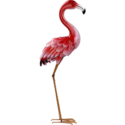 Green Gardener Metal Flamingo Each