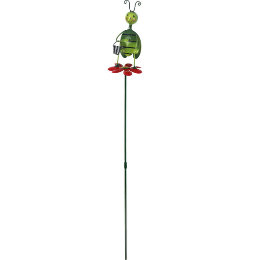 Green Gardener Metal Stake Grasshopper Each