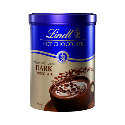 Lindt Hot Choc Flakes Dark Tin - 210g